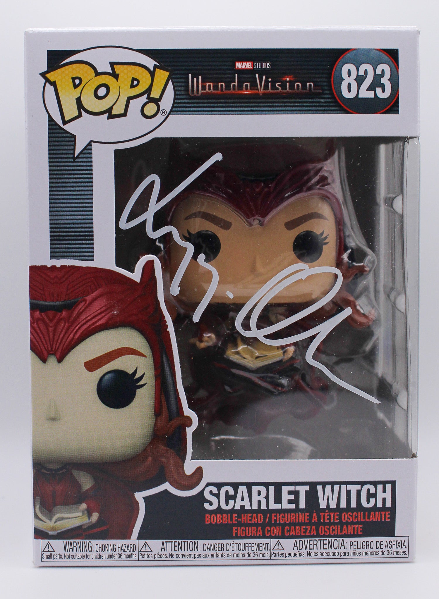 Elizabeth Olsen Signed Funko Pop | Authentic Autographs – Signet