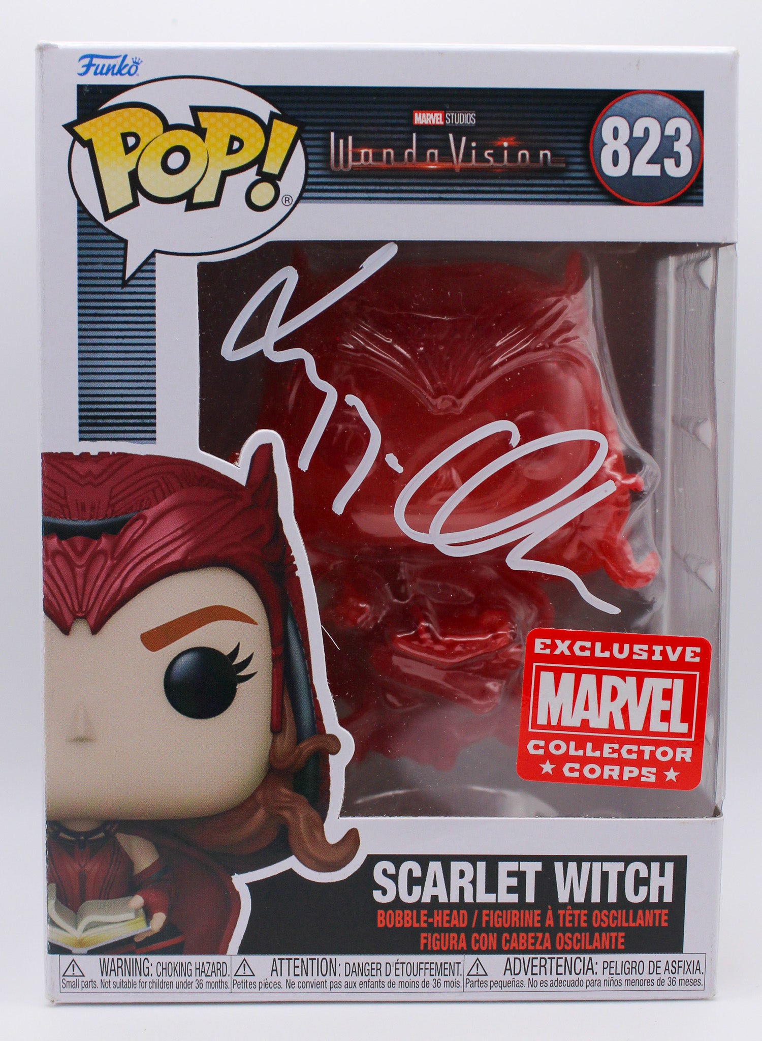 Elizabeth Olsen Signed Funko Pop | Authentic Autographs – Signet