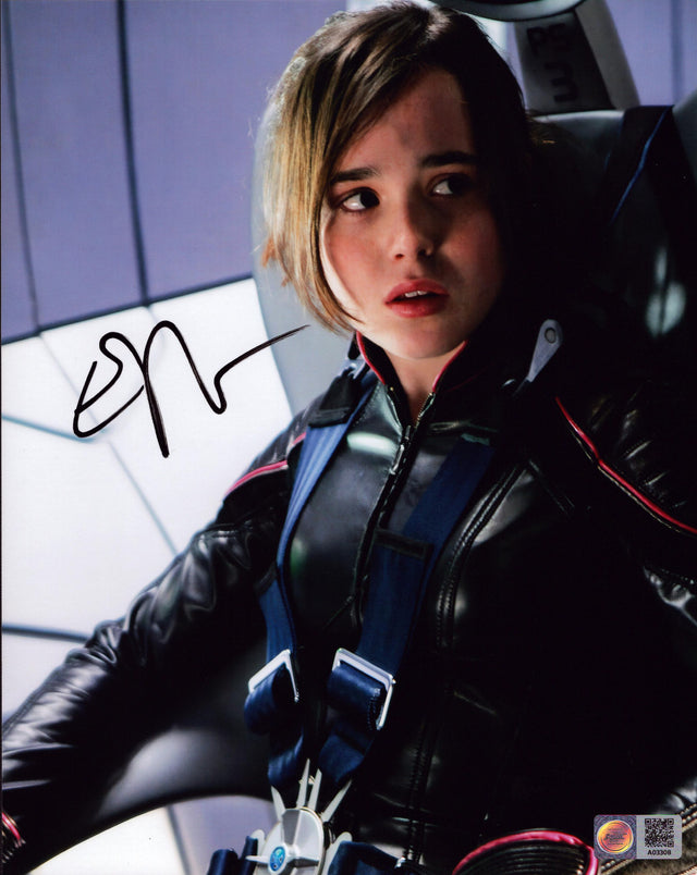 A signed Elliott Page Signed - Photos - 8x10 — C - 8x10 Photo