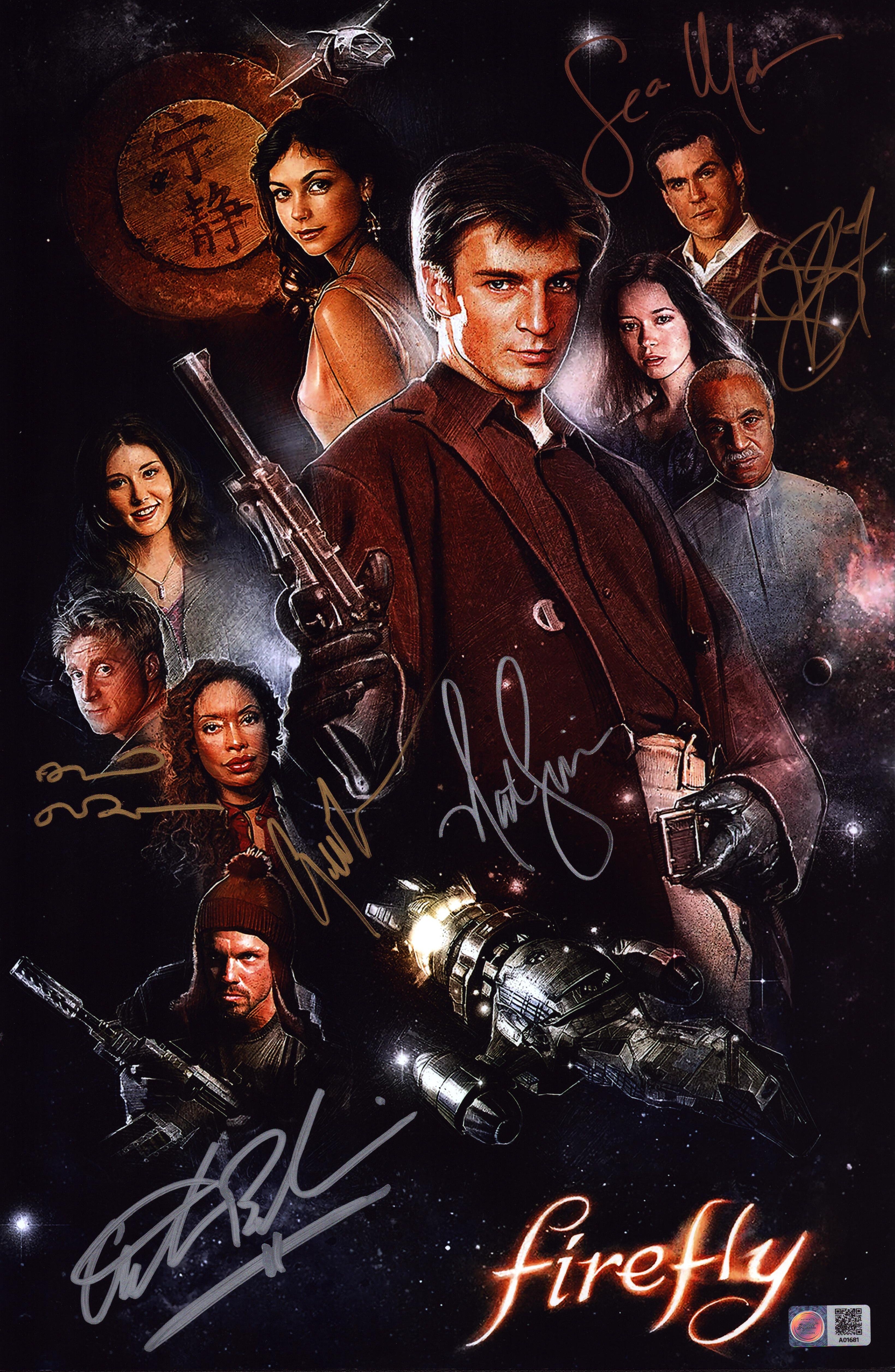 Firefly Cast Signed Photos | In-Stock Autographs – Signet Collectibles, image size:3280x5028