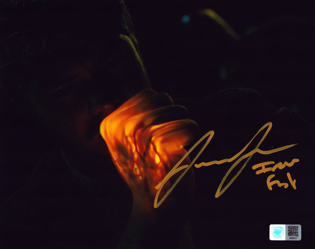 A signed Finn Jones Signed - Photos - 8x10 — D - 8x10 Photo with Character Name