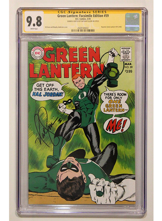 Nathan Fillion – Green Lantern #59 Reprint (CGC 9.8)
