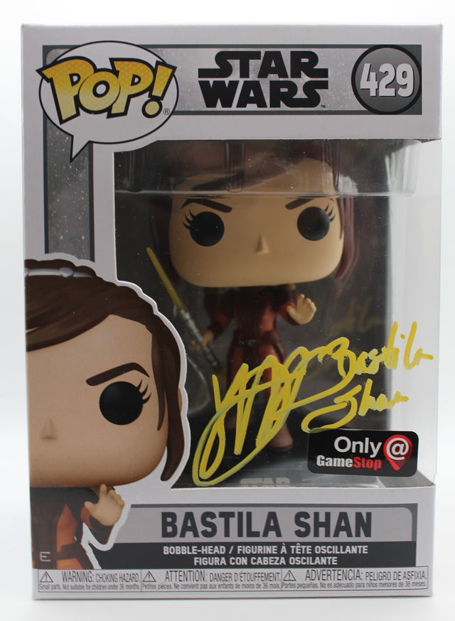 A signed Jennifer Hale Signed - Funko Pop! - #429 — B - Funko Pop! #429 with Character Name