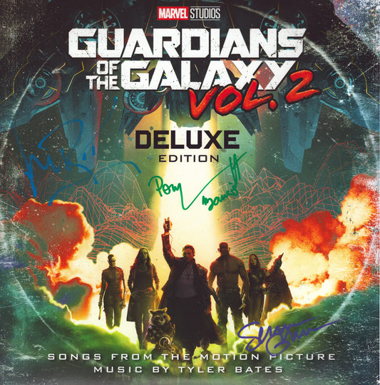 Guardians of the Galaxy 2 - Cast Signed - LP
