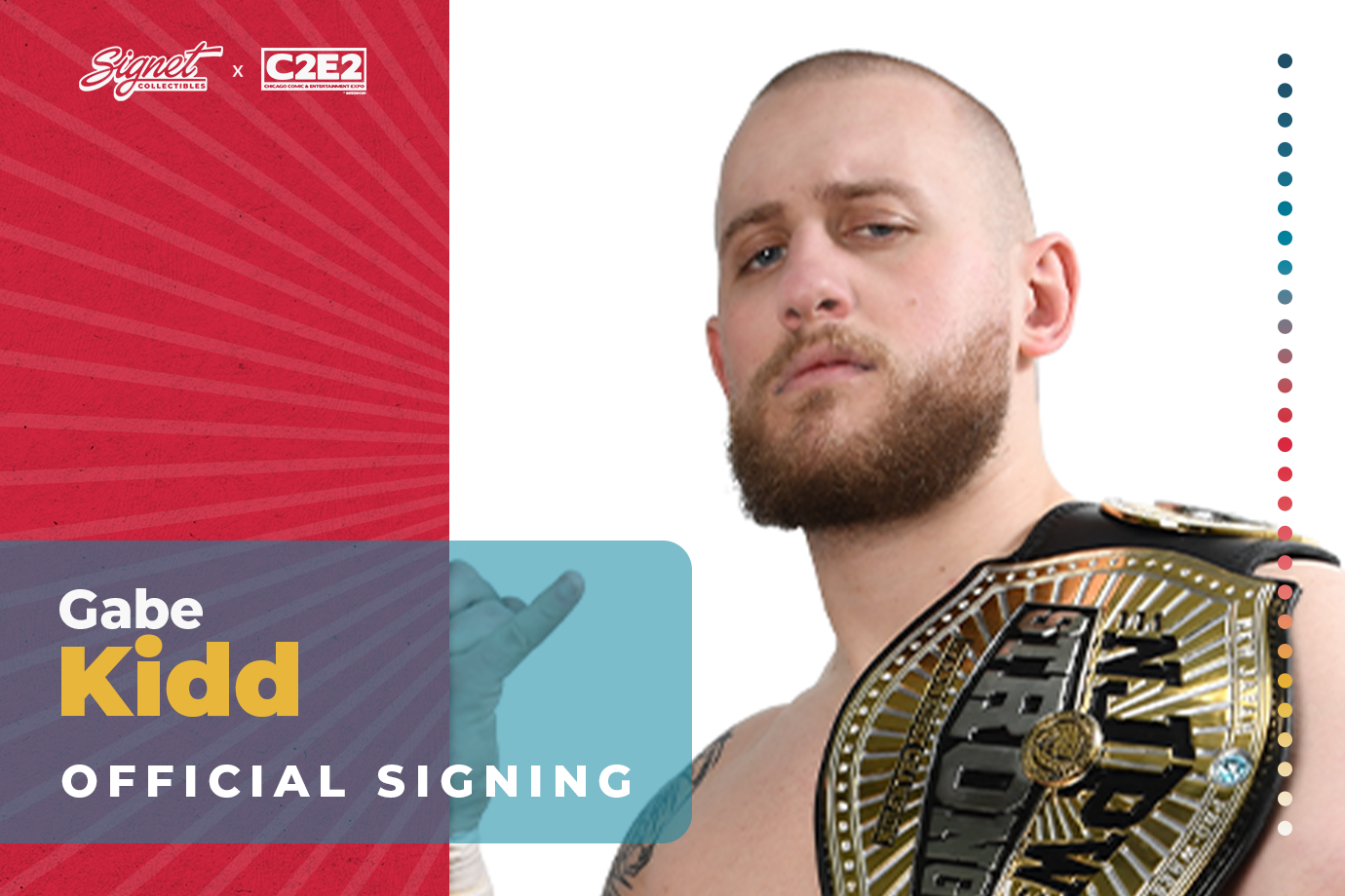 Gabe Kidd Autograph Pre-Order - C2E2 – Signet Collectibles