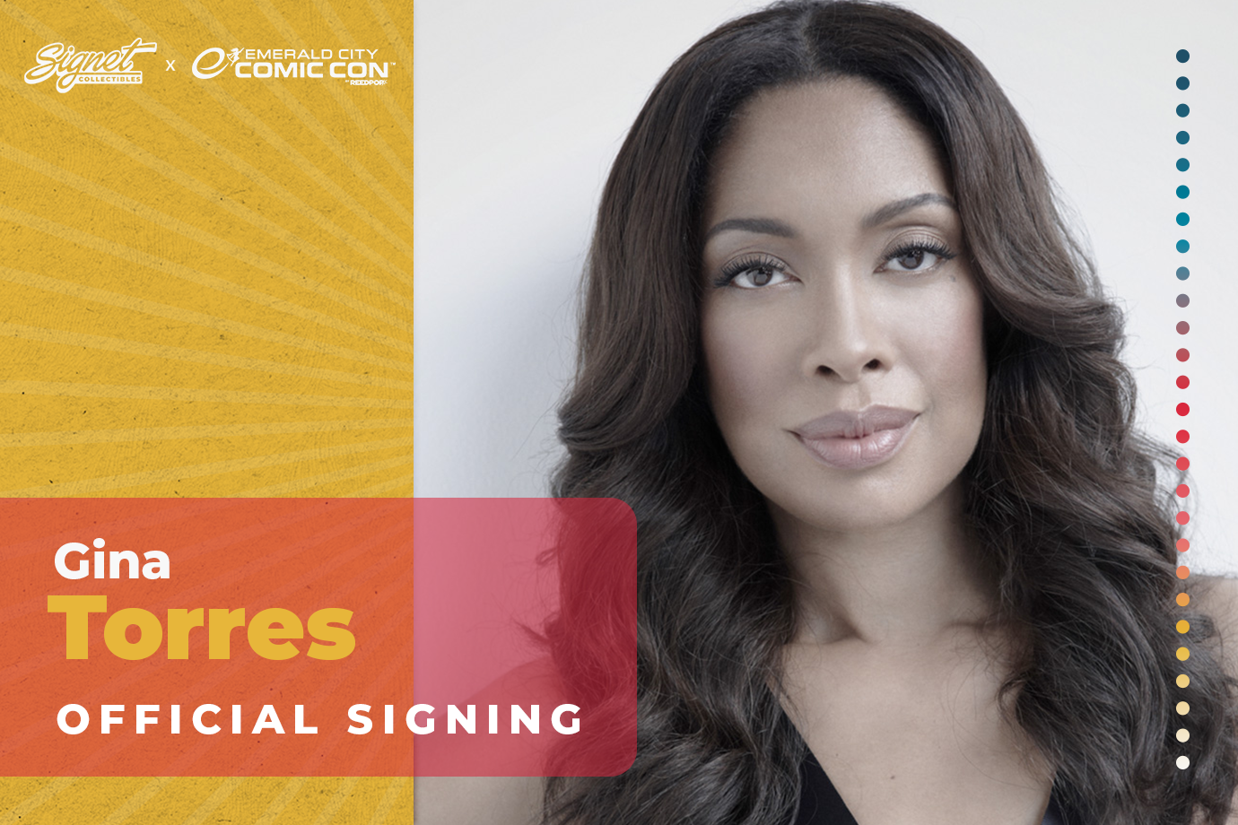 Gina Torres Autograph Pre-Order - ECCC