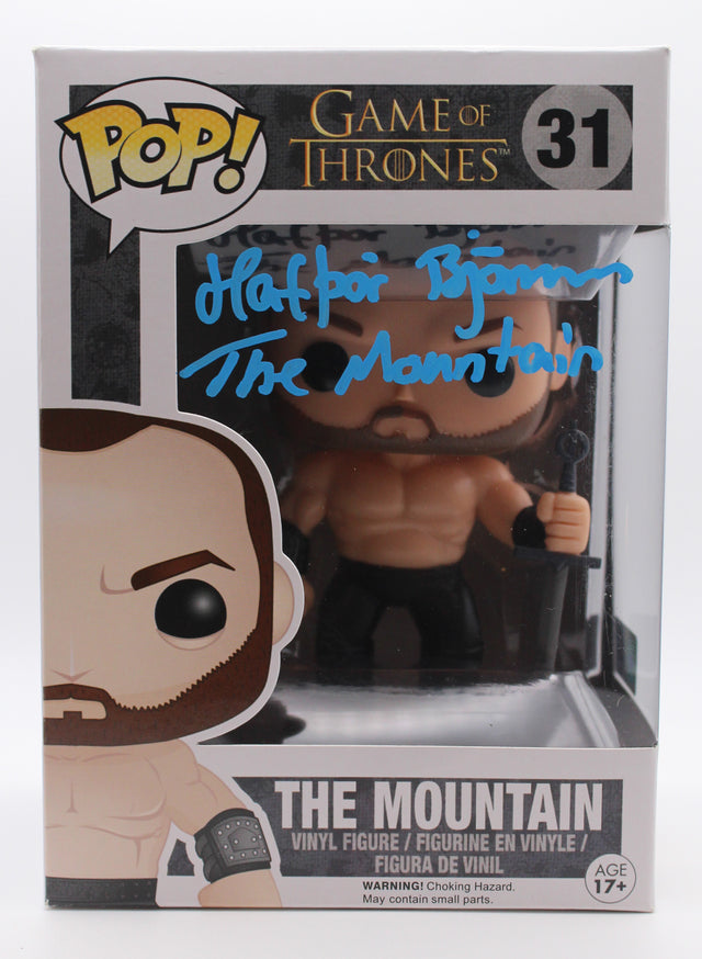 A signed Hafþór Júlíus Björnsson Signed - Funko Pop! - #31 — A - Funko Pop! #31 with Character Name