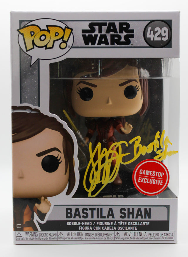 A signed Jennifer Hale Signed - Funko Pop! - #429 — A - Funko Pop! #429 with Character Name