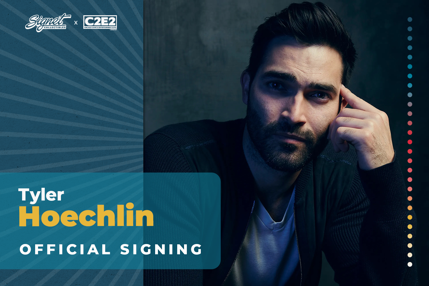 Tyler Hoechlin Autograph Pre-Order - C2E2