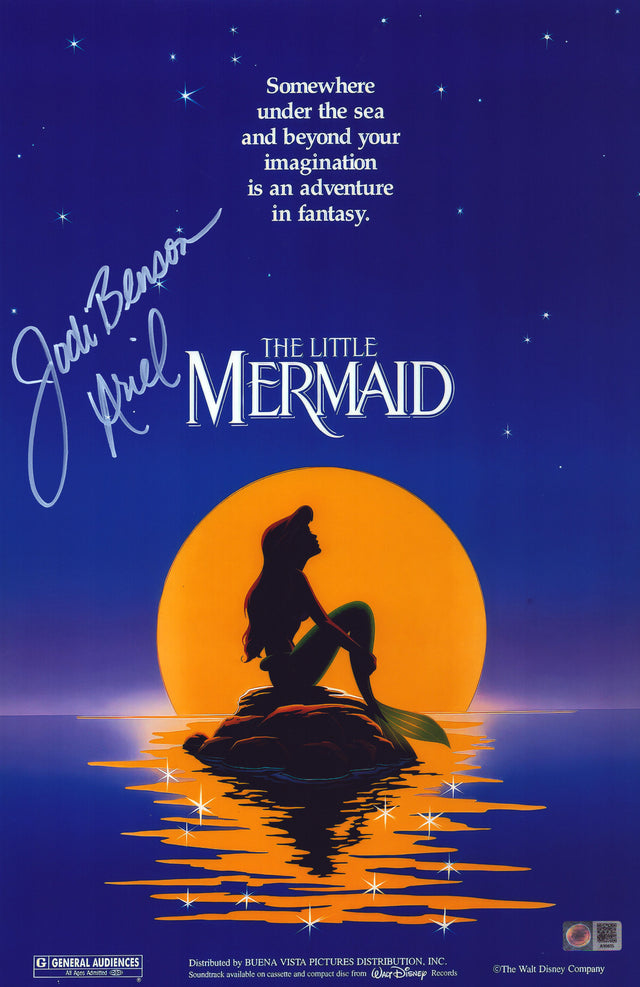 A signed Jodi Benson Signed - Photos - 11x17 — A - 11x17 Photo with Character Name