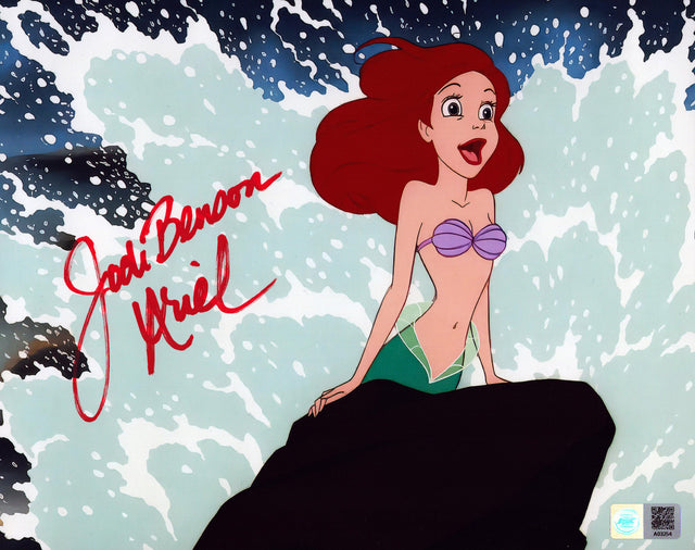 A signed Jodi Benson Signed - Photos - 8x10 — A - 8x10 Photo with Character Name