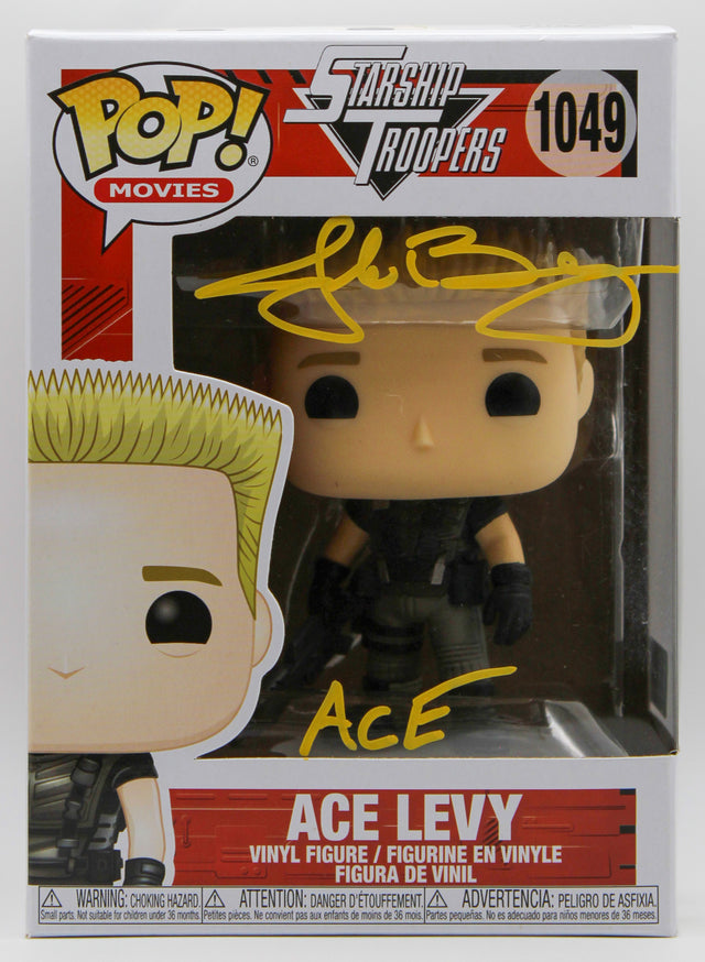 A signed Jake Busey Signed - Funko Pop! - #1049 — A - Funko Pop! #1049 with Character Name