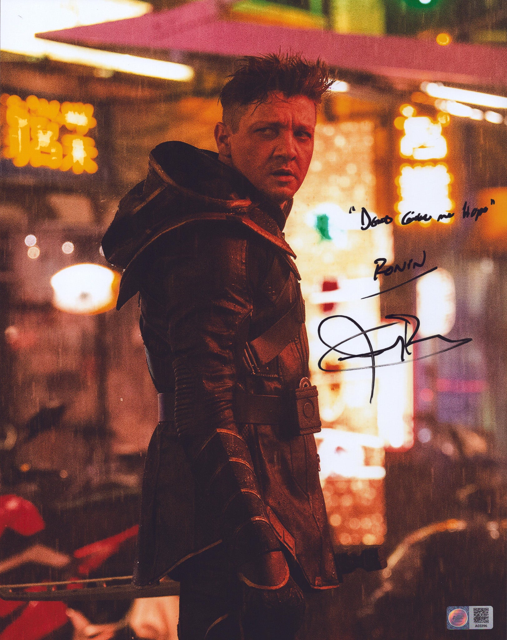 Jeremy Renner Signed Photos | Authentic Autographs In Stock