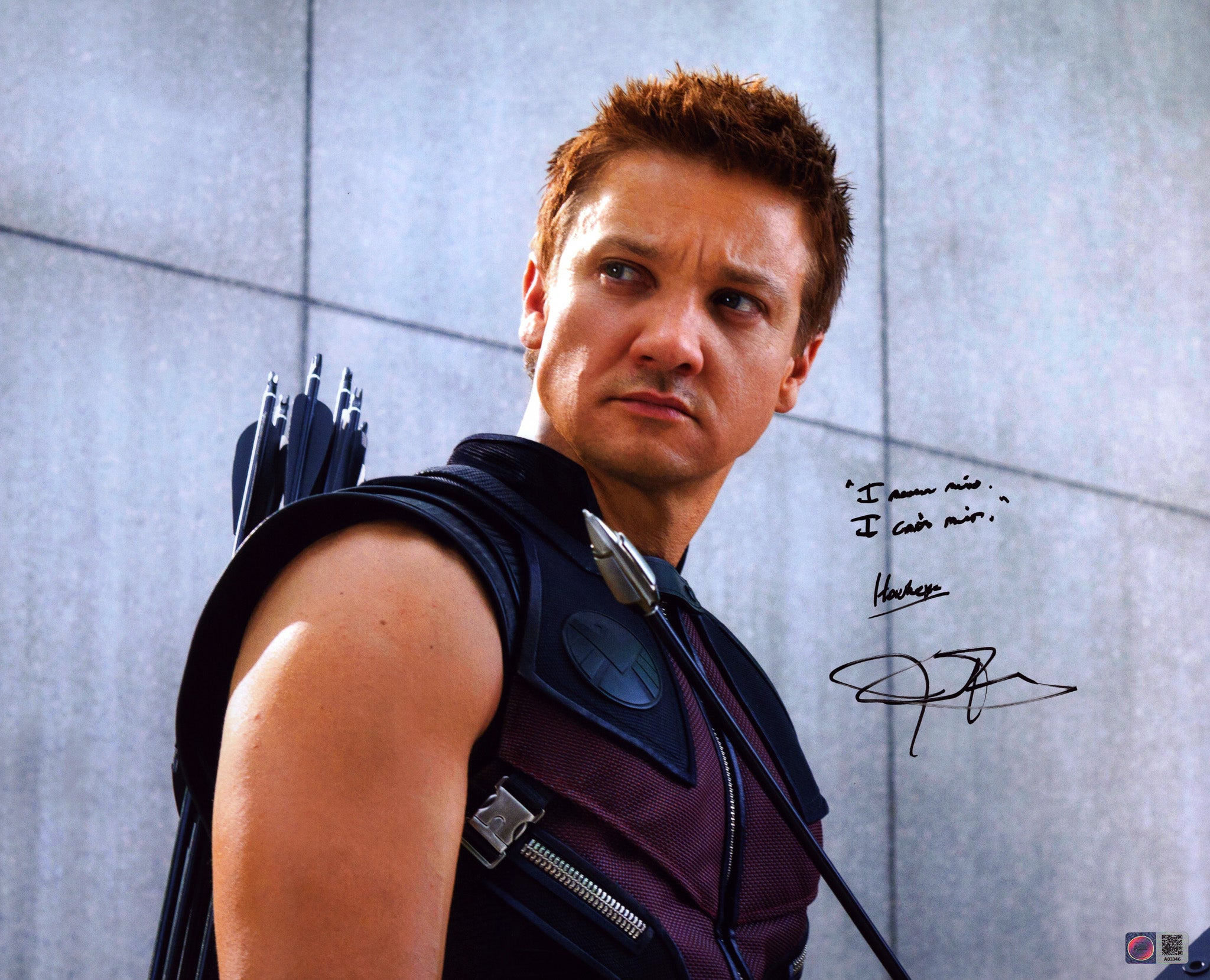 Jeremy Renner Signed Photos | Authentic Autographs In Stock