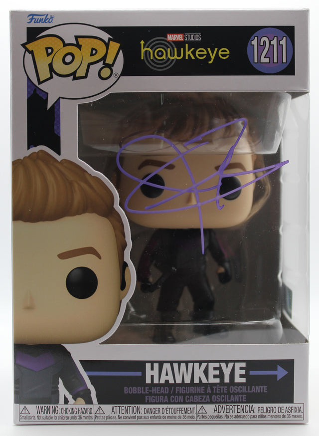 A signed Jeremy Renner Signed - Funko Pop! - #1211 — B - Funko Pop! #1211