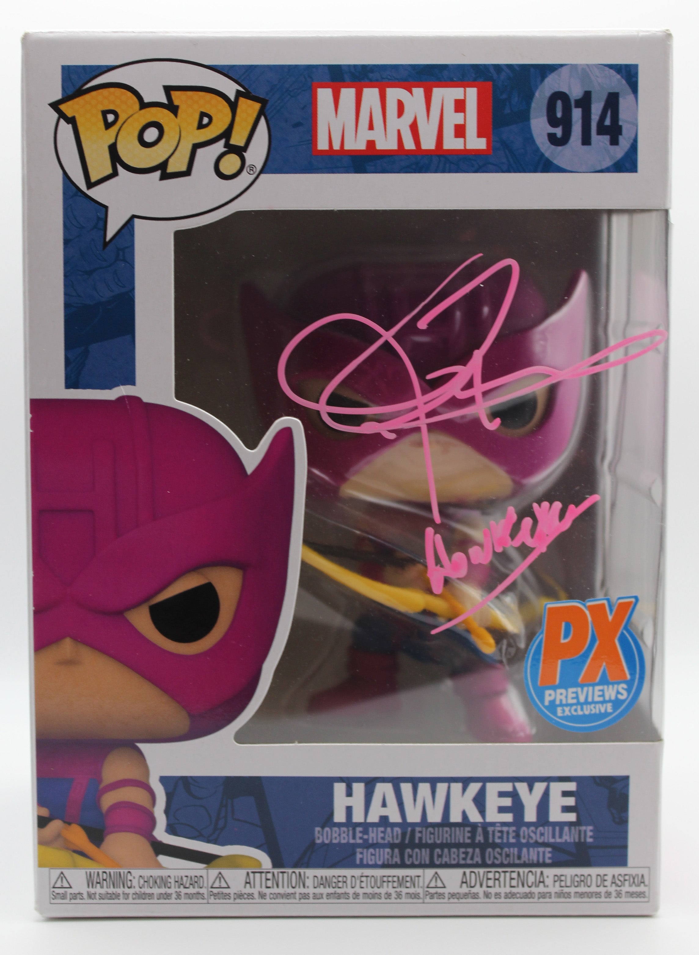 Jeremy Renner Signed Funko Pop | Marvel Hawkeye Autograph – Signet