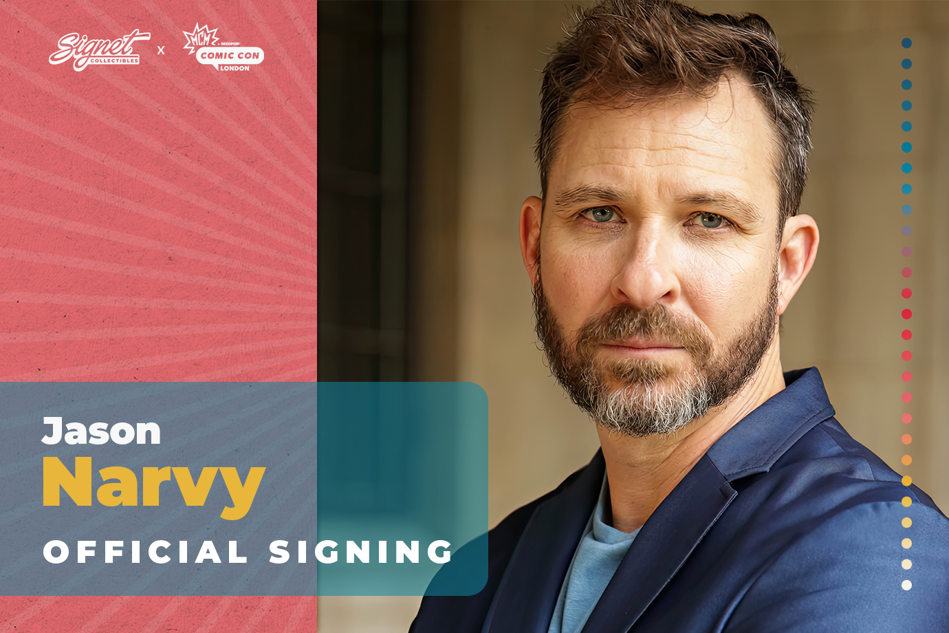 Jason Narvy Autograph Pre-Order - MCM London