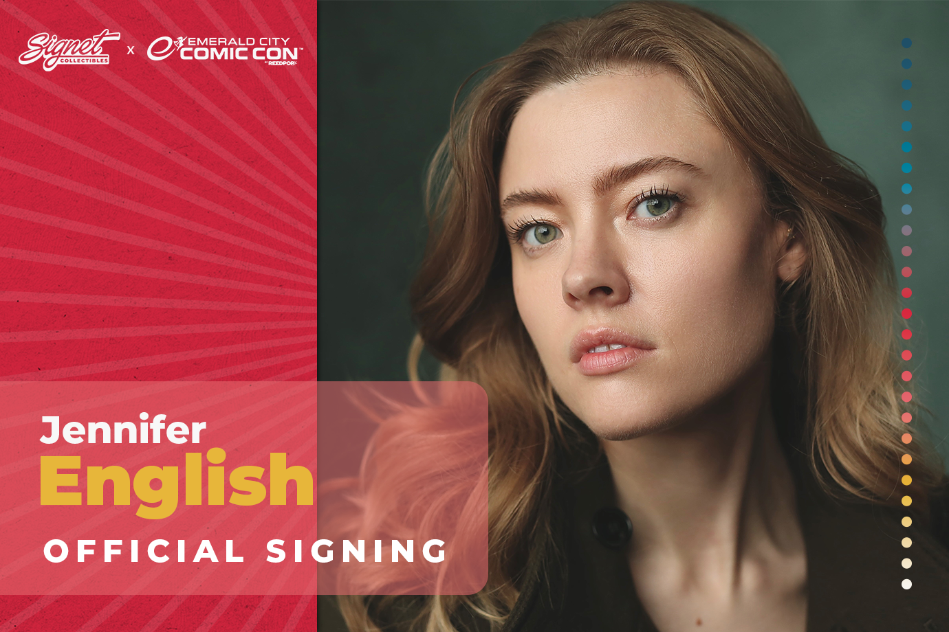 Jennifer English Autograph Pre-Order - ECCC