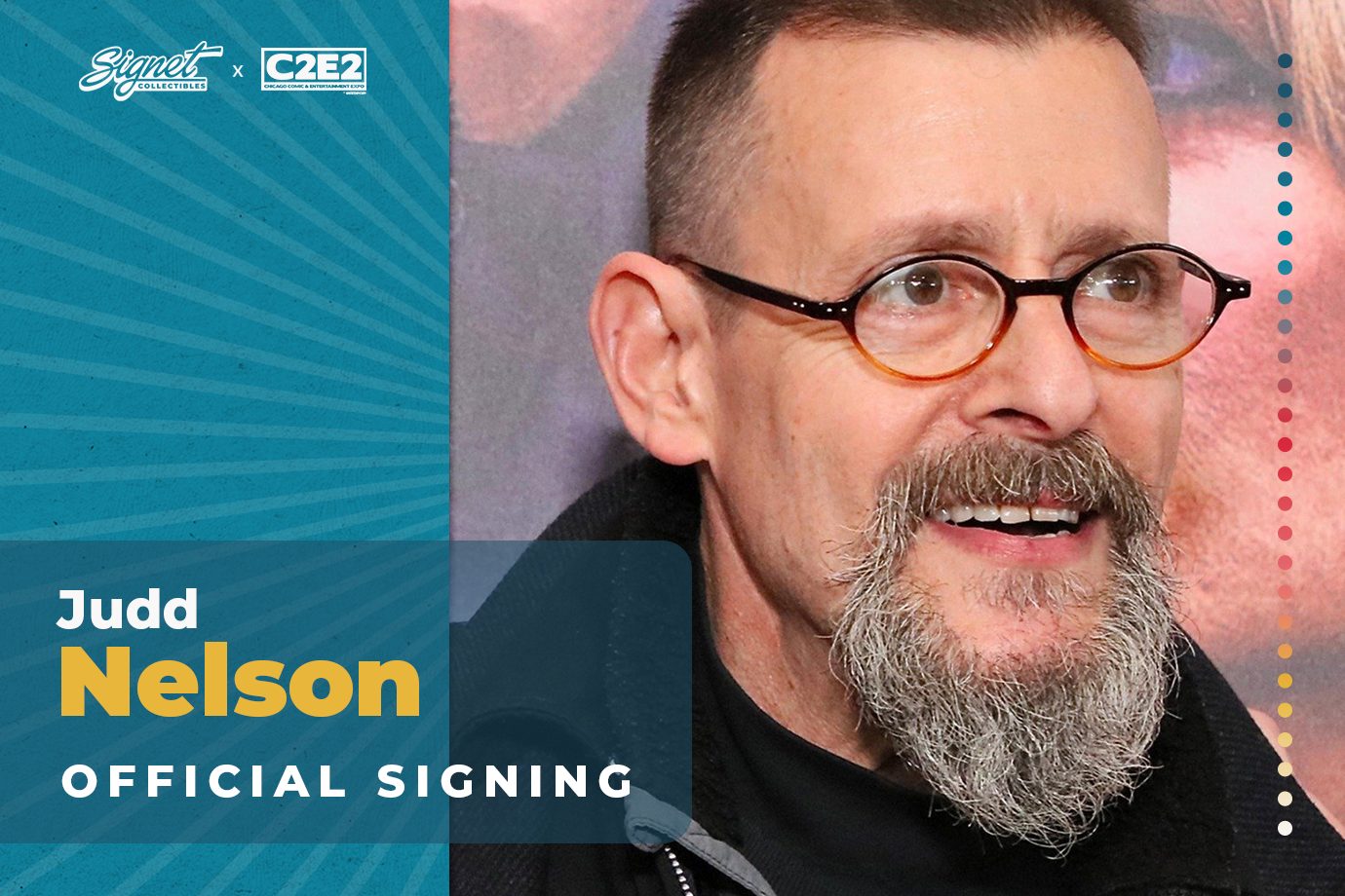 Judd Nelson Autograph Pre-Order - C2E2 – Signet Collectibles