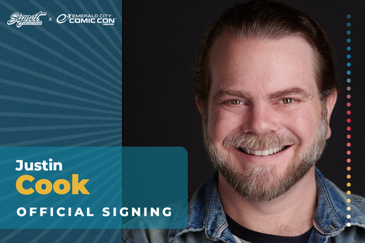 Justin Cook Autograph Pre-Order - ECCC