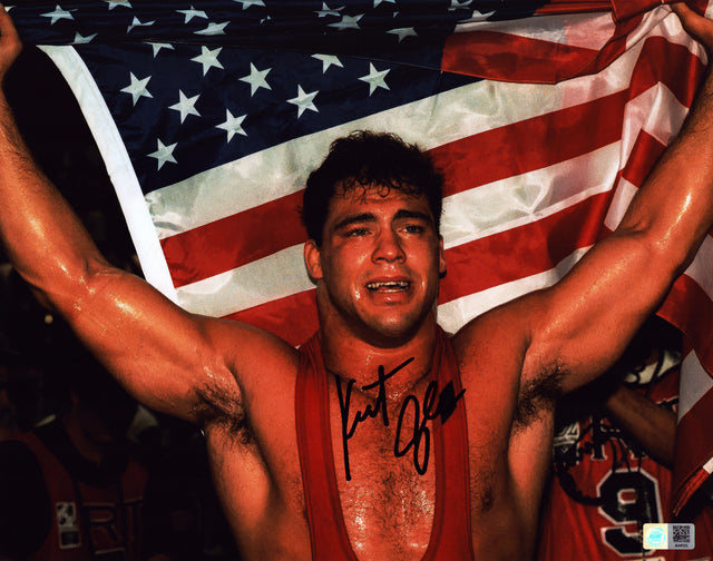 A signed Kurt Angle Signed - Photos - 11x14 — A - 11x14 Photo