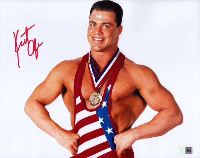 A signed Kurt Angle Signed - Photos - 11x14 — B - 11x14 Photo