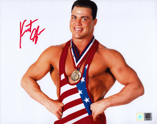 A signed Kurt Angle Signed - Photos - 8x10 — B - 8x10 Photo