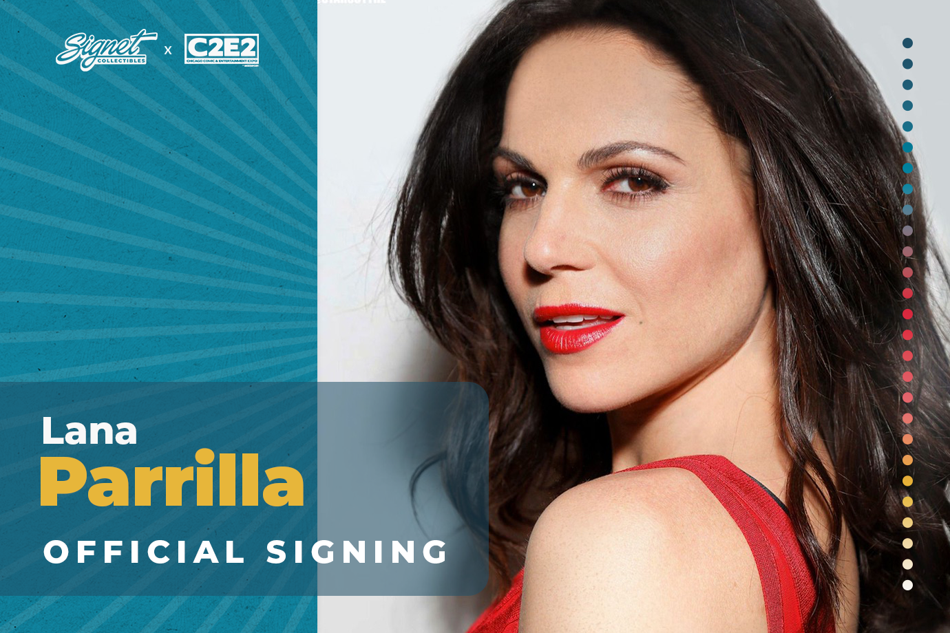 Lana Parrilla Autograph Pre-Order - C2E2