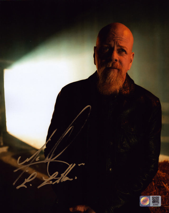 A signed Michael Cudlitz Signed - Photos - 8x10 — A - 8x10 Photo with Character Name