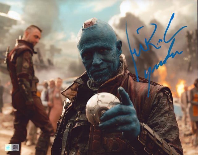 A signed Michael Rooker Signed - Photos - 11x14 — A - 11x14 Photo with Character Name