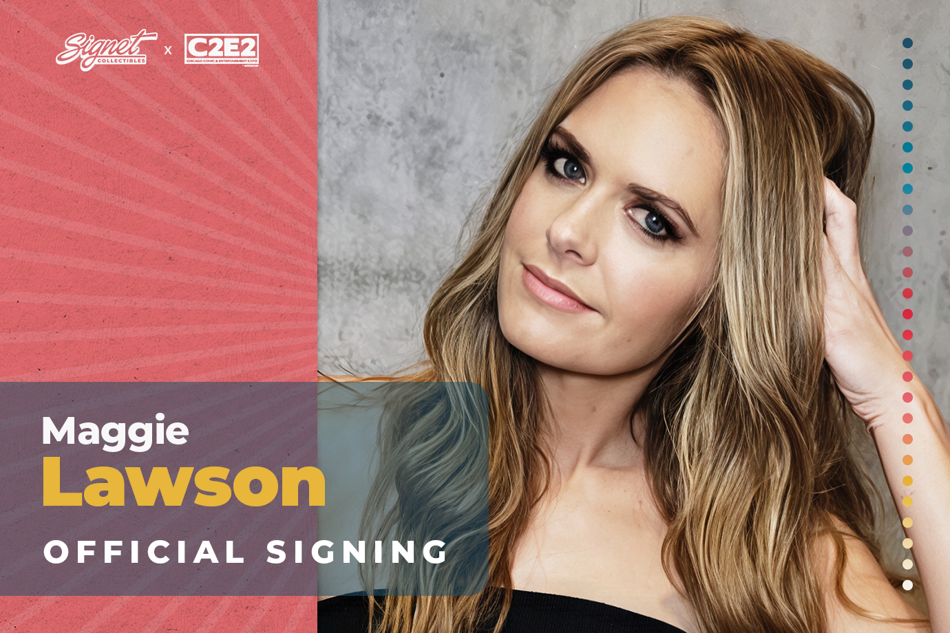 Maggie Lawson Autograph Pre-Order - C2E2