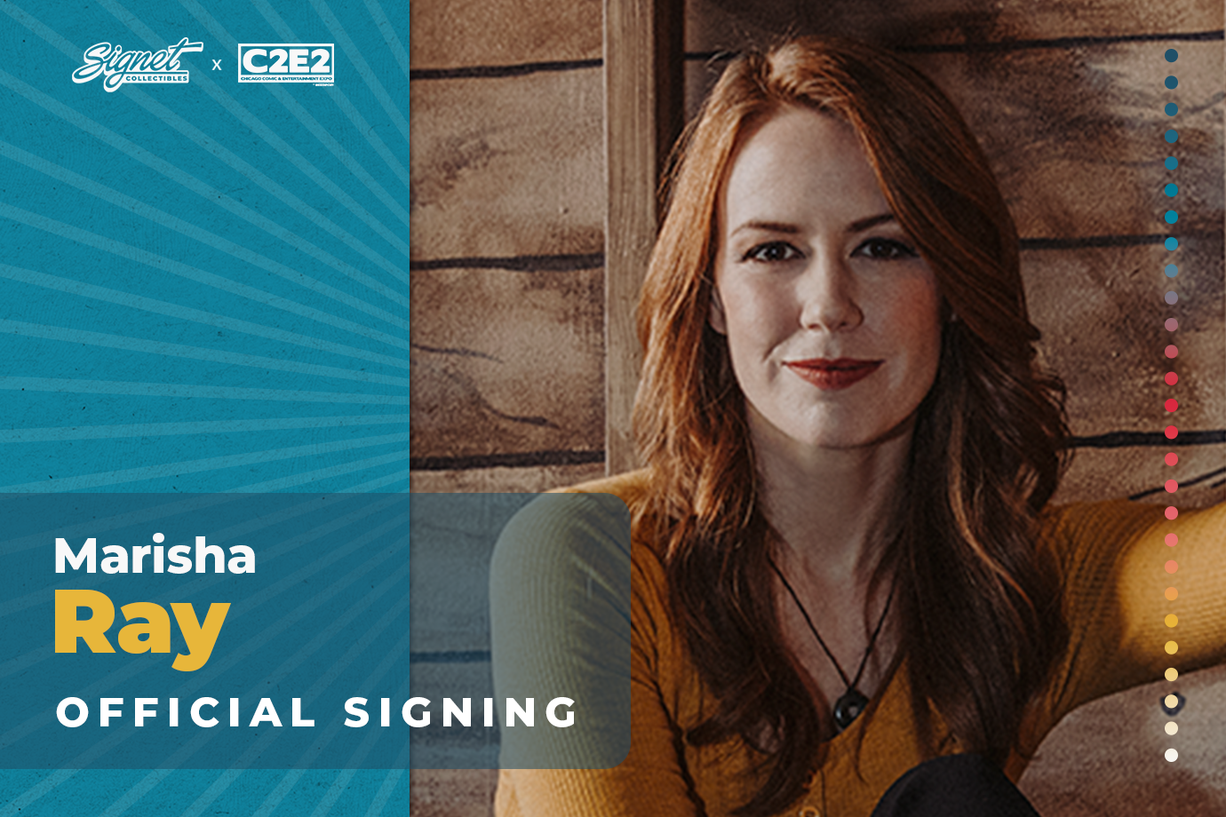 Marisha Ray Autograph Pre-Order - C2E2