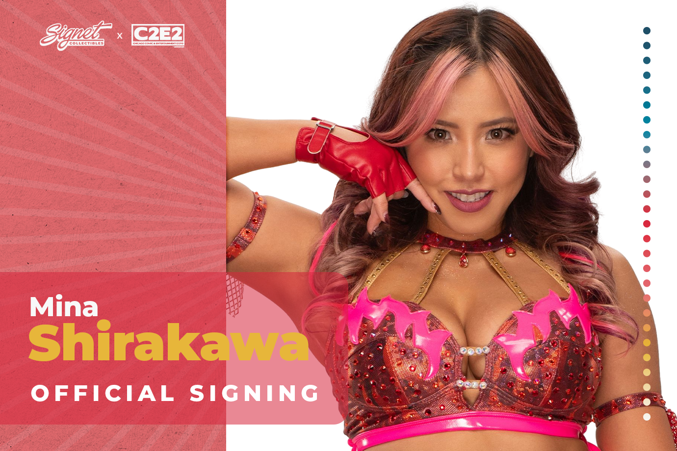 Mina Shirakawa Autograph Pre-Order - C2E2