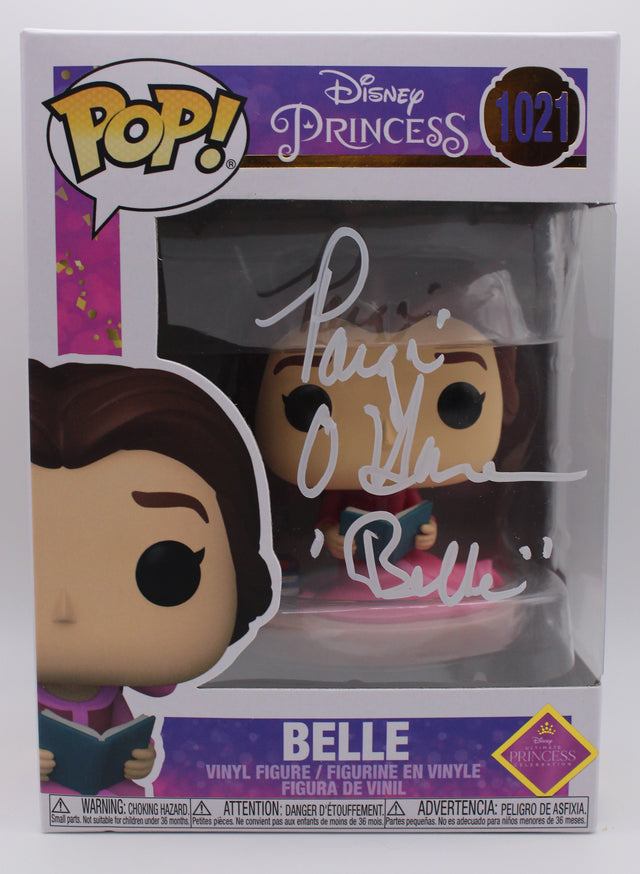 A signed Paige O'Hara Signed - Funko Pop! - #1021 — A - Funko Pop! #1021 with Character Name