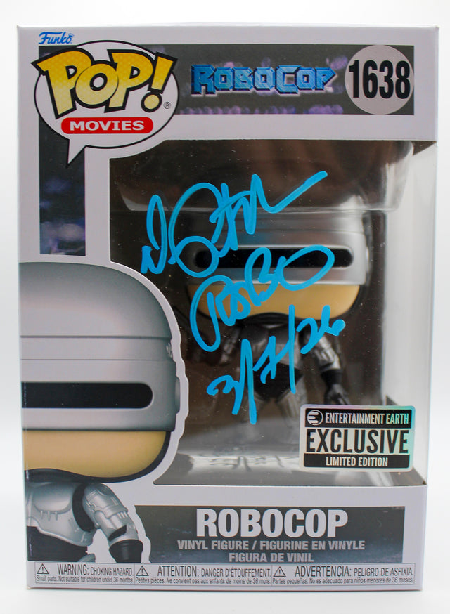 A signed Peter Weller Signed - Funko Pop! - #1638 — C - Funko Pop! #1638 with Character Name
