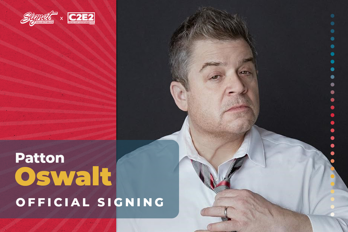Patton Oswalt Autograph Pre-Order | Official Signing | C2E2 – Signet ...