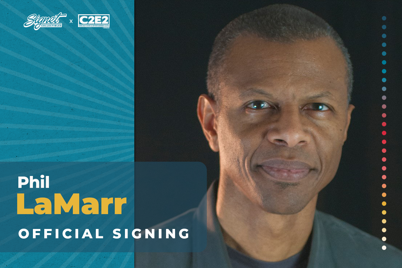 Phil LaMarr Autograph Pre-Order - C2E2