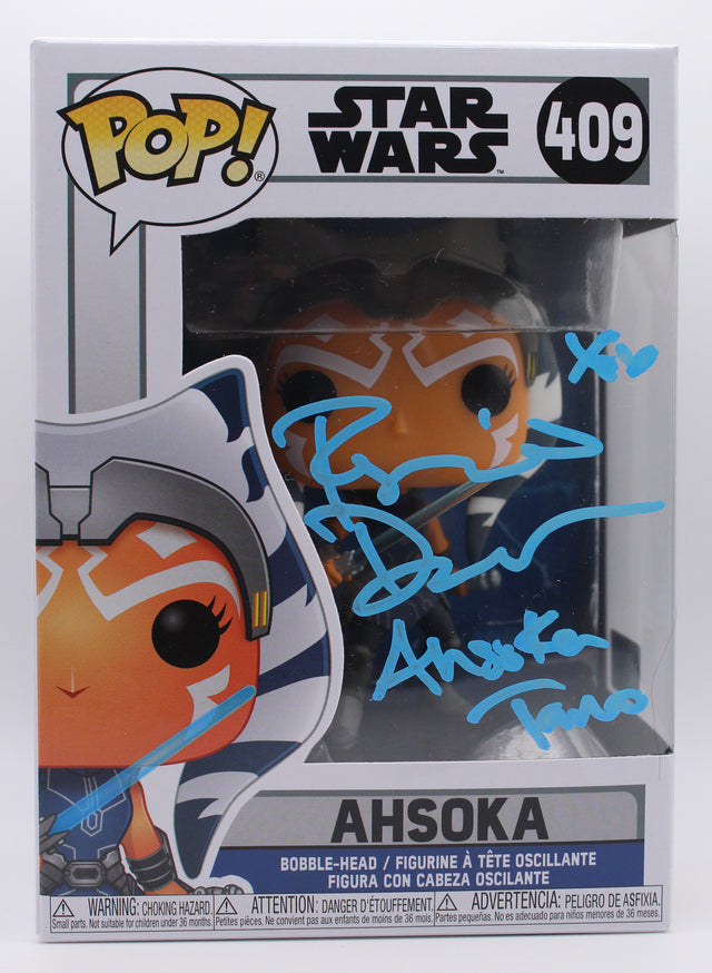A signed Rosario Dawson Signed - Funko Pop! - #409 — A - Funko Pop! #409 with Character Name