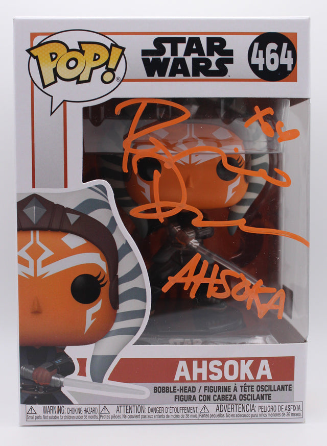 A signed Rosario Dawson Signed - Funko Pop! - #464 — A - Funko Pop! #464 with Character Name