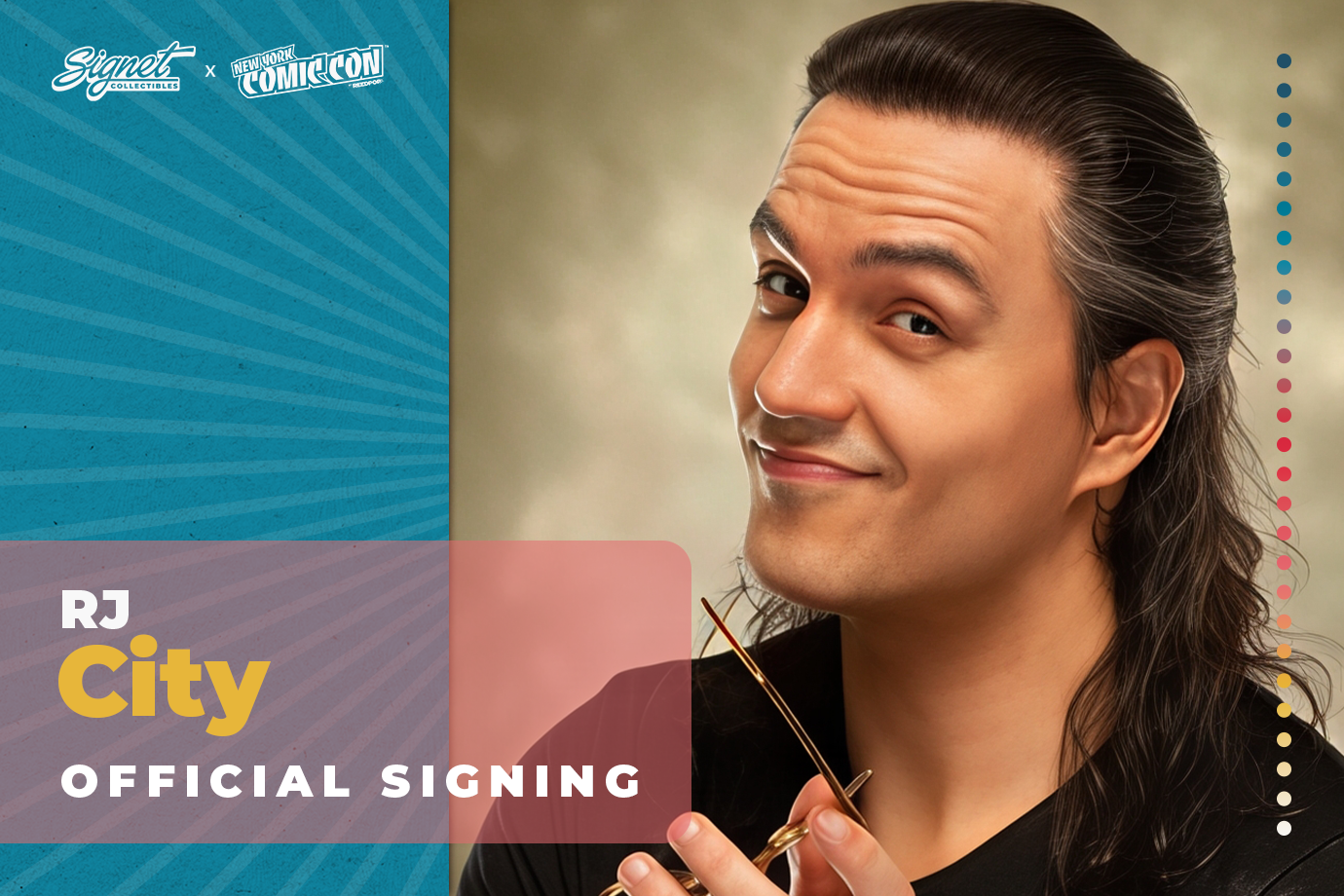 RJ City Autograph Pre-Order - NYCC