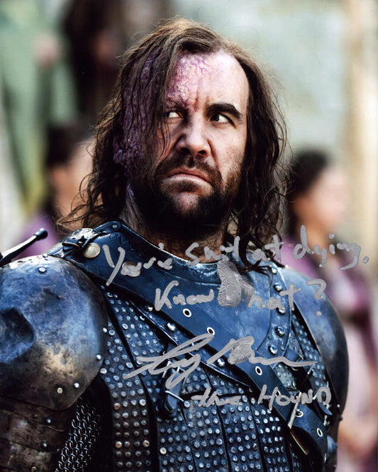 Rory McCann Signed Photos - Garage Sale