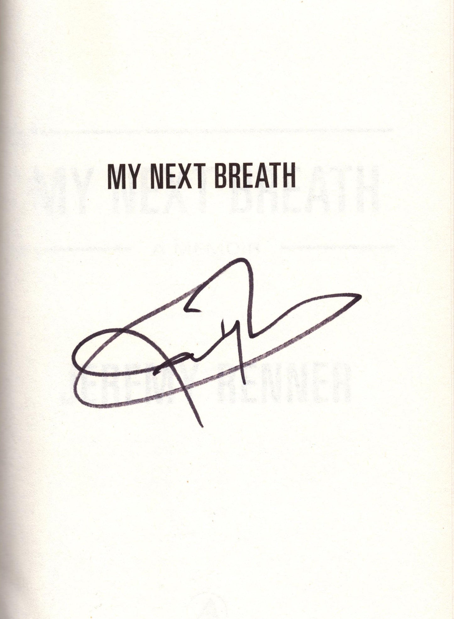 Jeremy Renner – Book - My Next Breath
