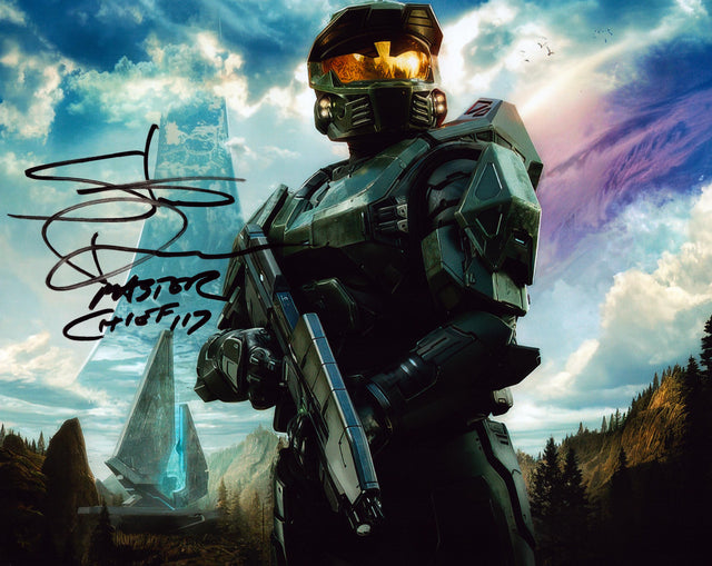A signed Steve Downes Signed - Photos - 8x10 — B - 8x10 Photo with Character Name