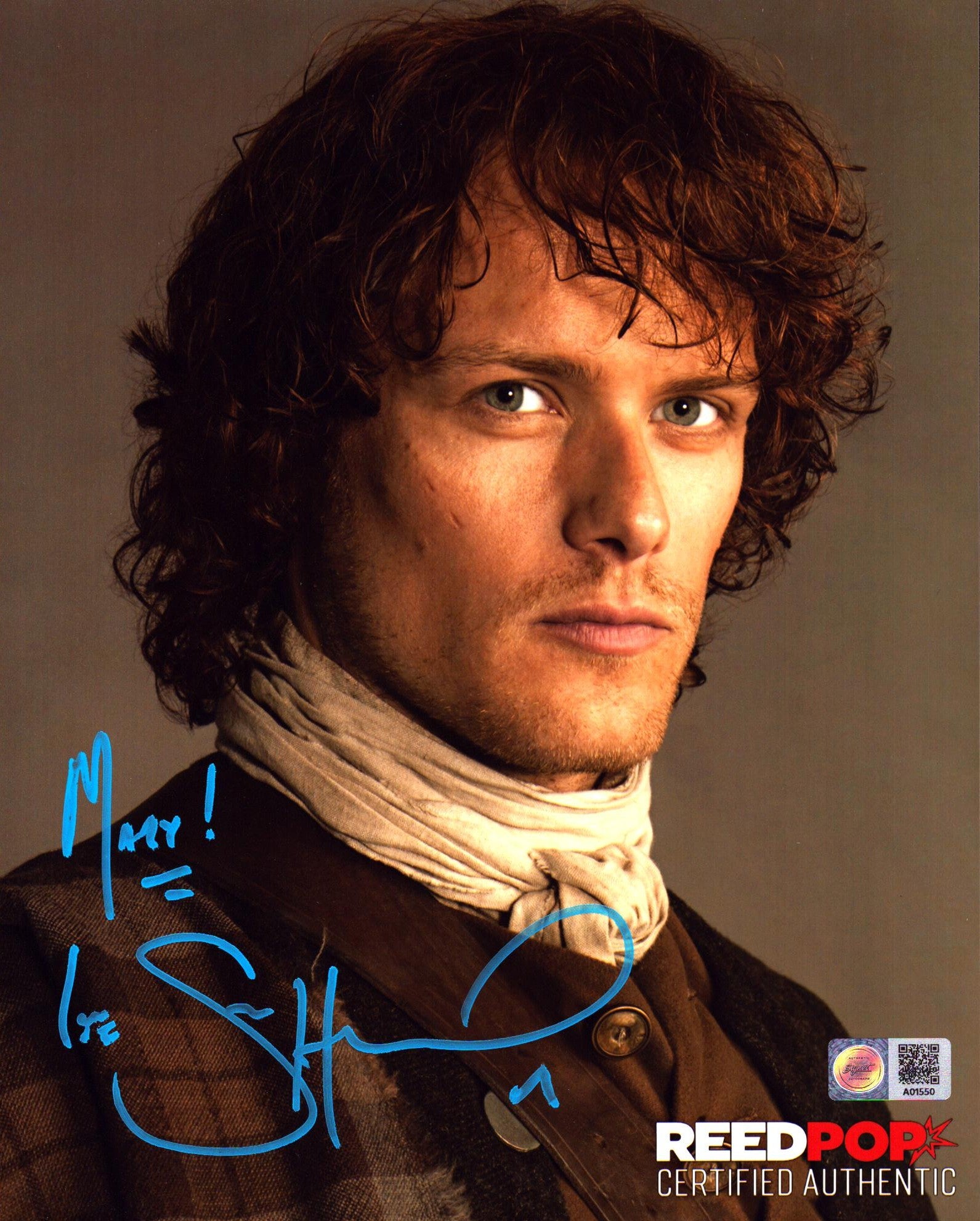 Sam Heughan Autograph – Signed Outlander Photos In Stock – Signet