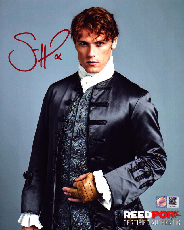 A signed Sam Heughan Signed - Photos - 8x10 — D  - 8x10 Photo