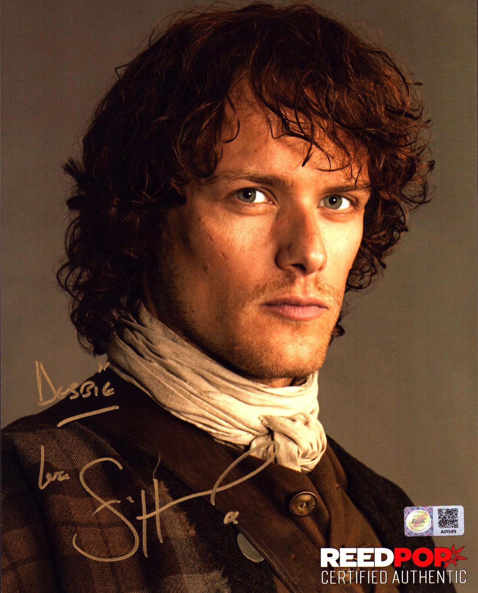Sam Heughan Autograph – Signed Outlander Photos In Stock – Signet