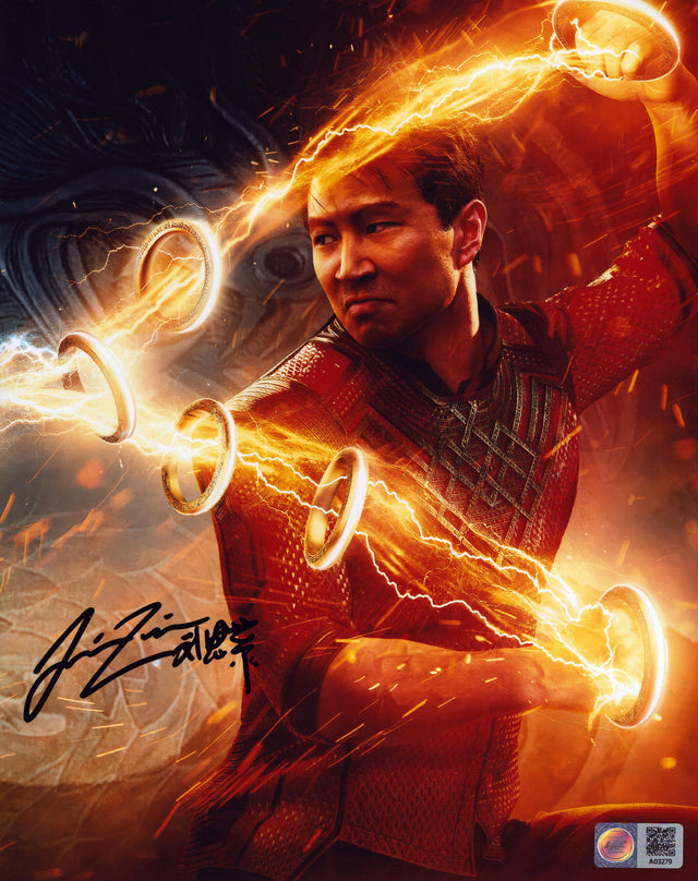 A signed Simu Liu Signed - Photos - 8x10 — B - 8x10 Photo