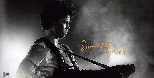 A signed Sigourney Weaver Signed - Photos - 10x20 — A - 10x20 Photo with Character Name