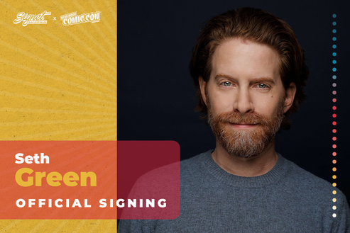 Seth Green Autograph Pre-Order | Official Signing | New York Comic Con ...