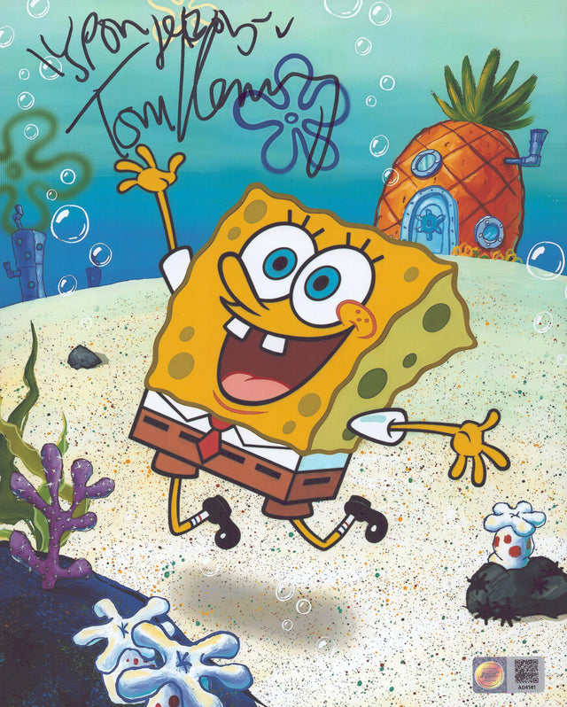 A signed Tom Kenny Signed - Photos - 8x10 — B - 8x10 Photo with Character Name
